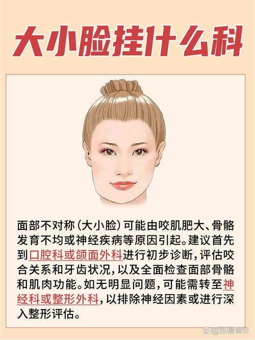 为什么脸型不对称