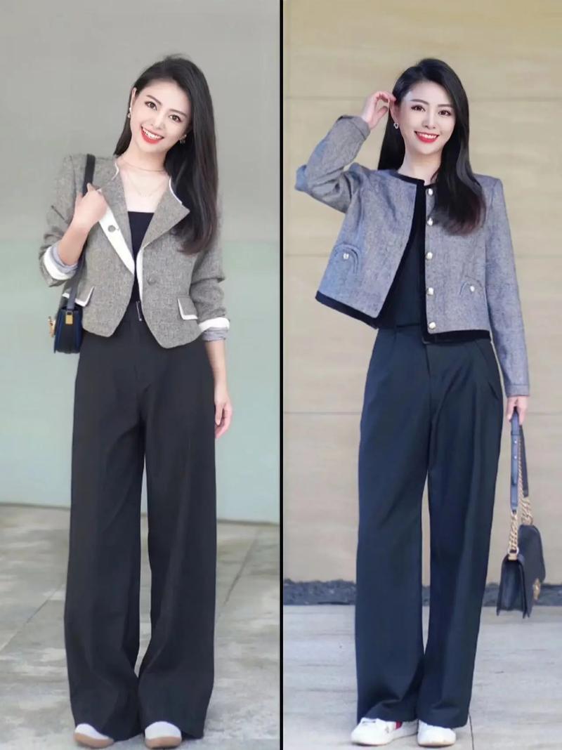 西装裤怎么搭配衣服好看图片