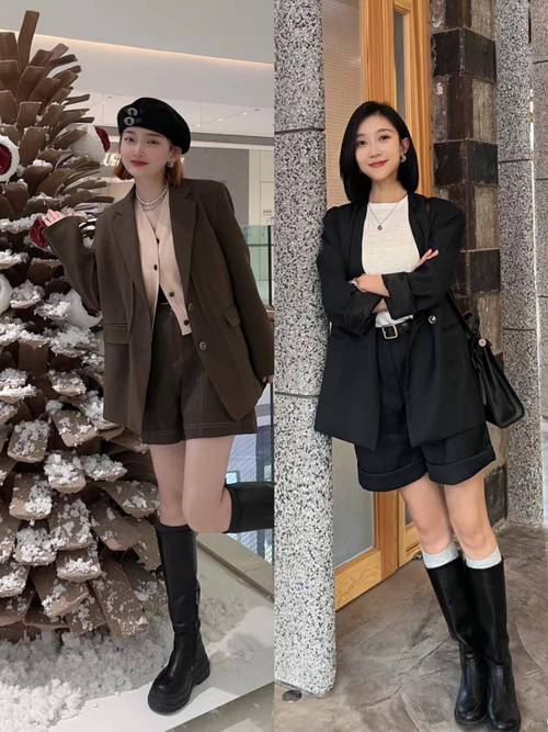 西装短裤裤怎么搭配图片欣赏