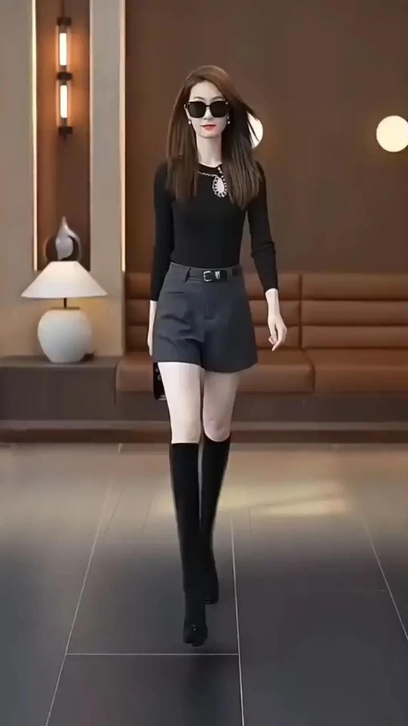 西装短裤裤怎么搭配图片欣赏