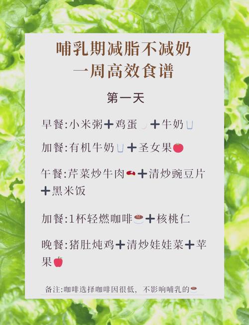 哺乳期吃什么最减肥瘦身