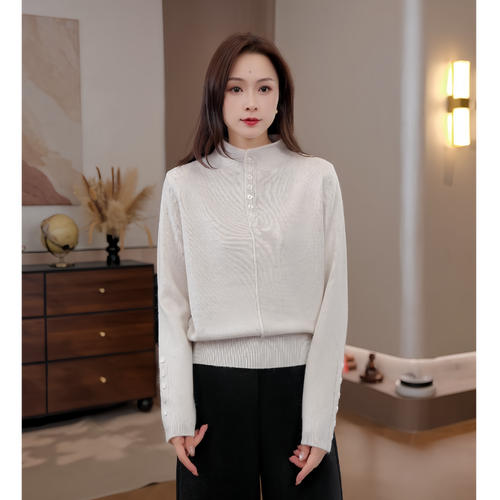 兔毛宽松毛衣怎么搭配