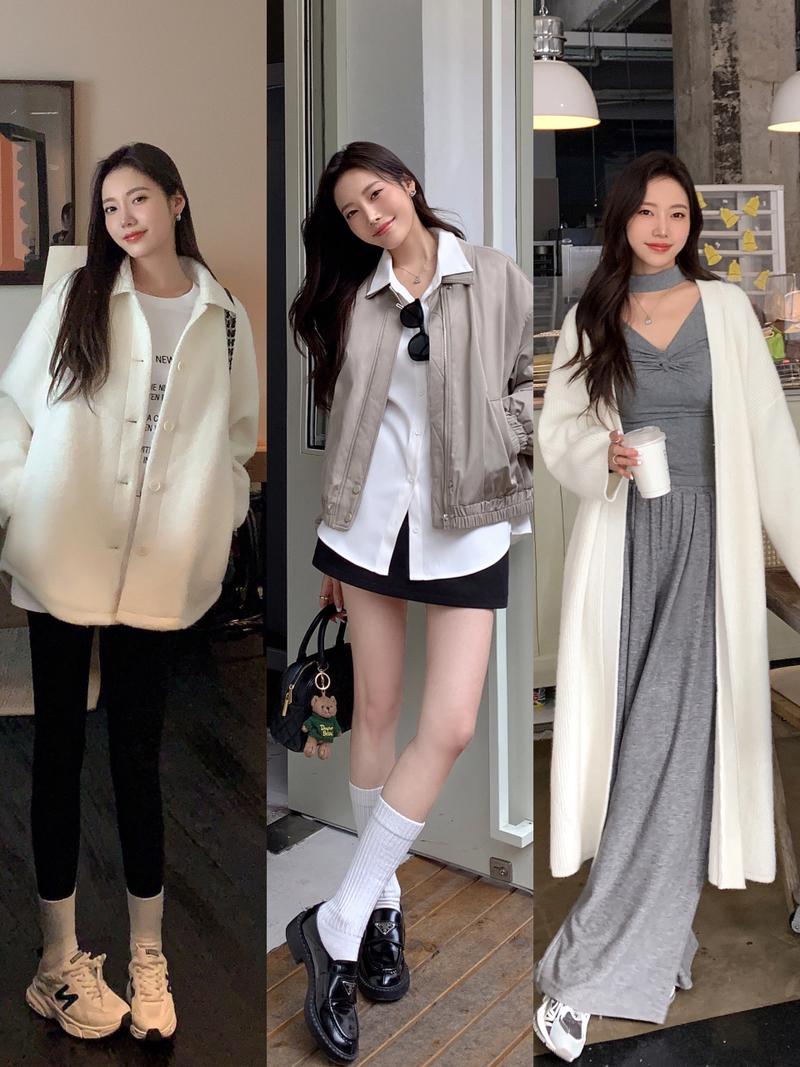 秋冬白色短裙怎么搭配外套
