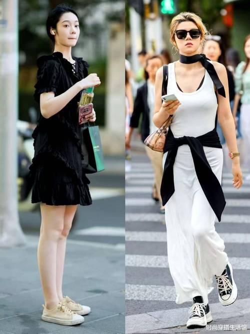 裙子怎么搭配轻跑鞋穿