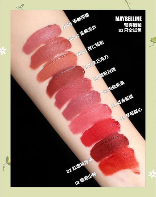 美宝莲最新口红