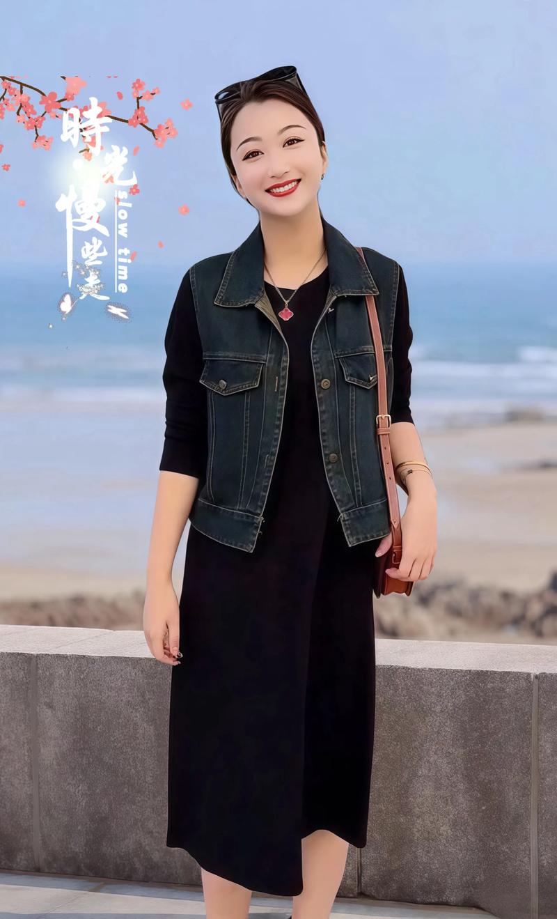 女士牛仔马甲怎么搭配好看