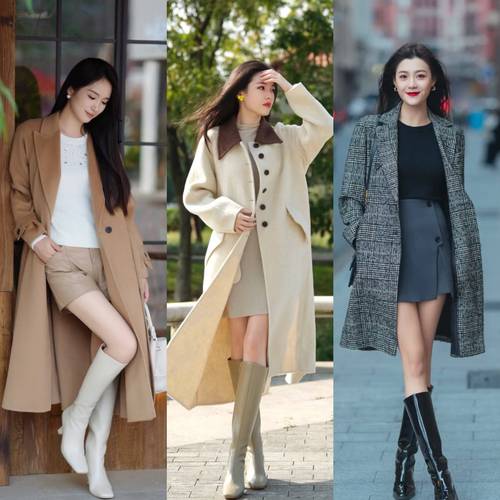 长鞋怎么搭配衣服图片