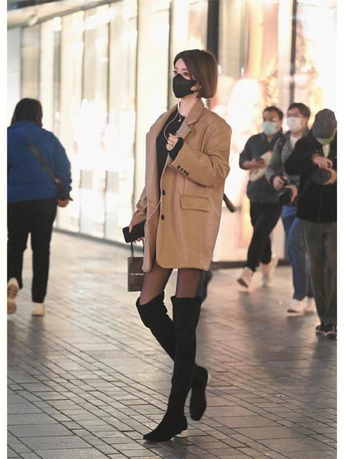 长鞋怎么搭配衣服图片