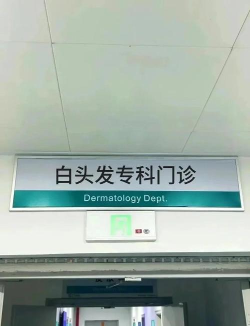 白头发看什么科室
