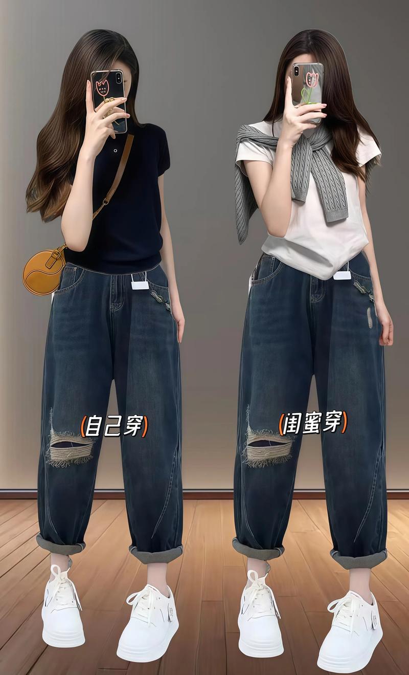 肥牛仔裤怎么搭配衣服