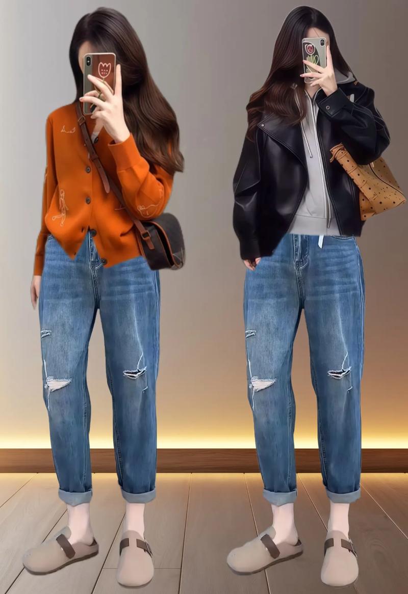 肥牛仔裤怎么搭配衣服