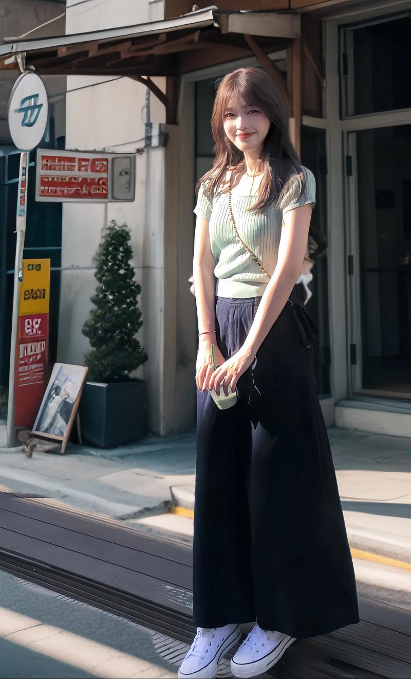 短装T恤怎么搭配