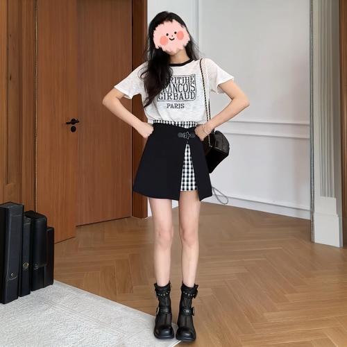 短装T恤怎么搭配