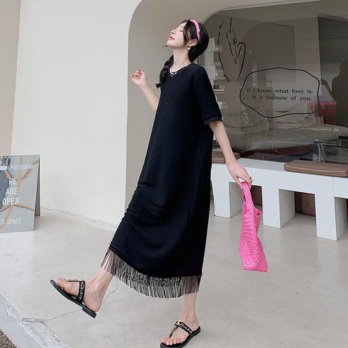 长款流苏t恤怎么搭配