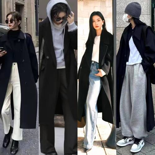 黑色外套配什么裤子好看