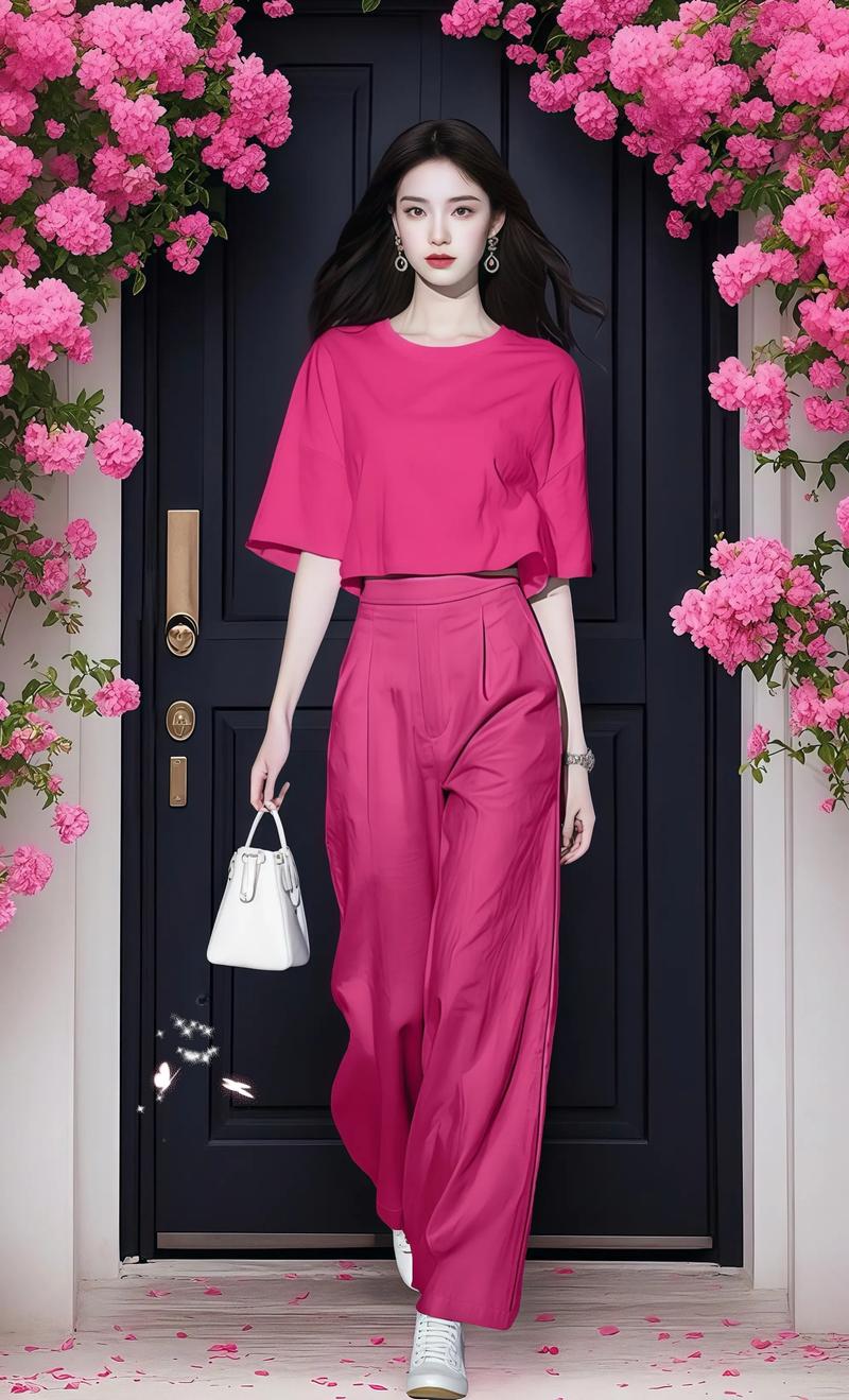 白色红衣服怎么搭配图片欣赏