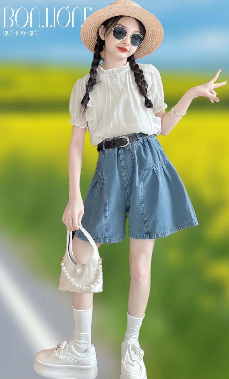 白色a字上衣怎么搭配