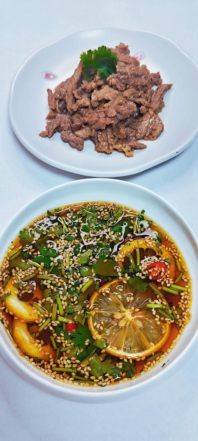 减肥牛肉蘸什么吃