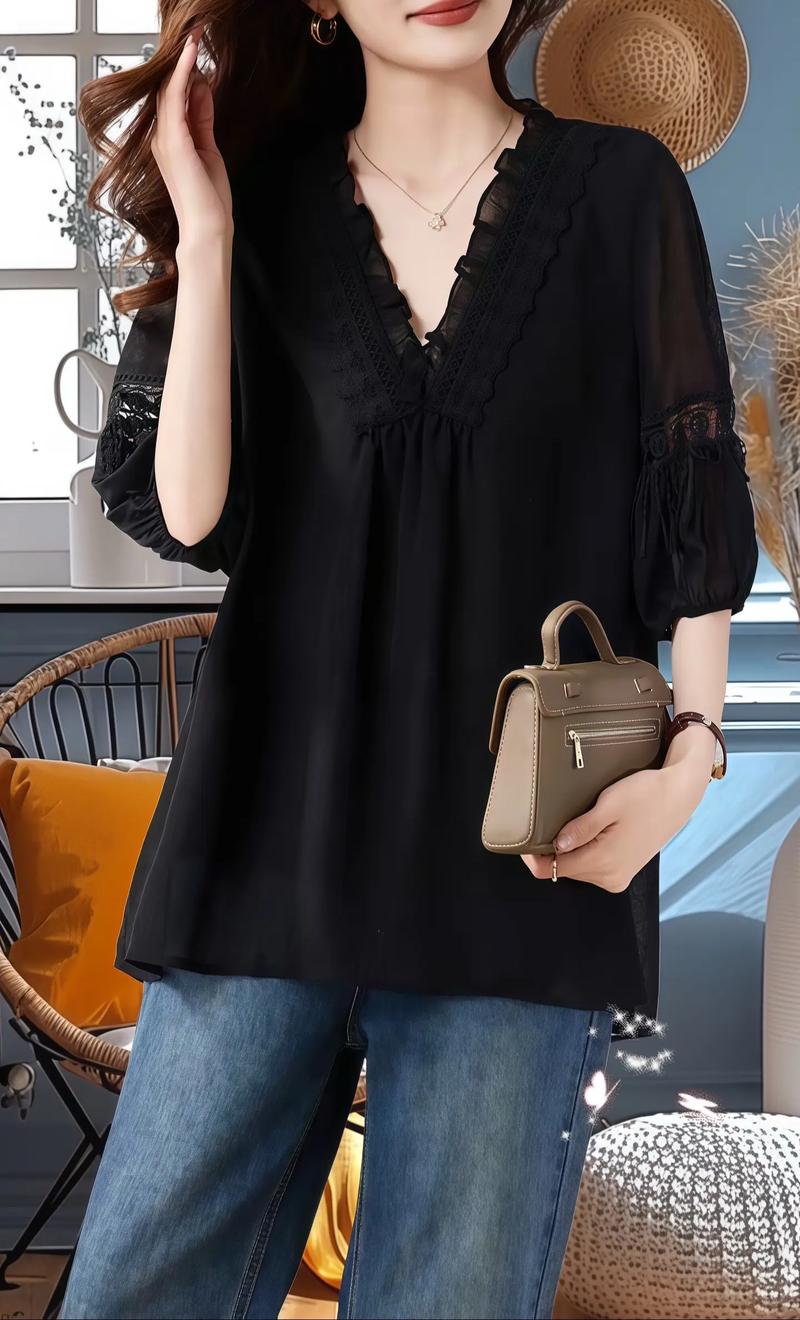 雪纺衫很透明怎么搭配