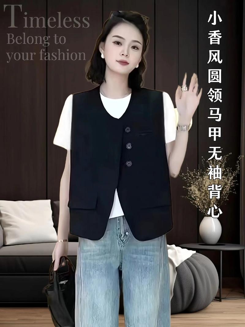 无袖坎肩外套怎么搭配