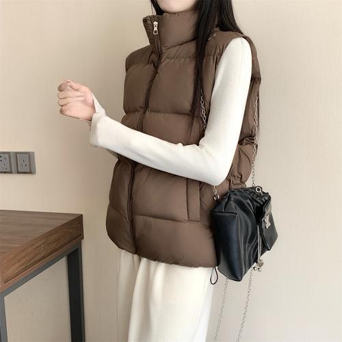 无袖坎肩外套怎么搭配