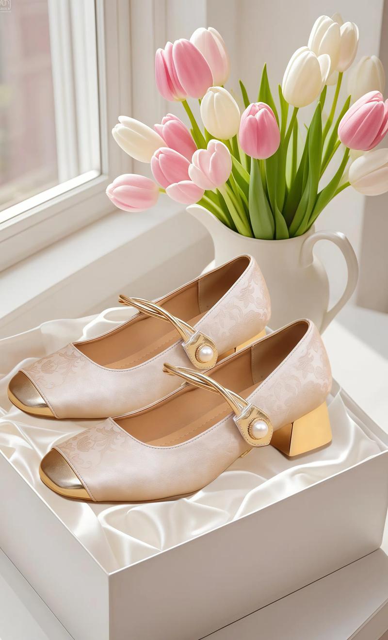 浅杏色的鞋子怎么搭配