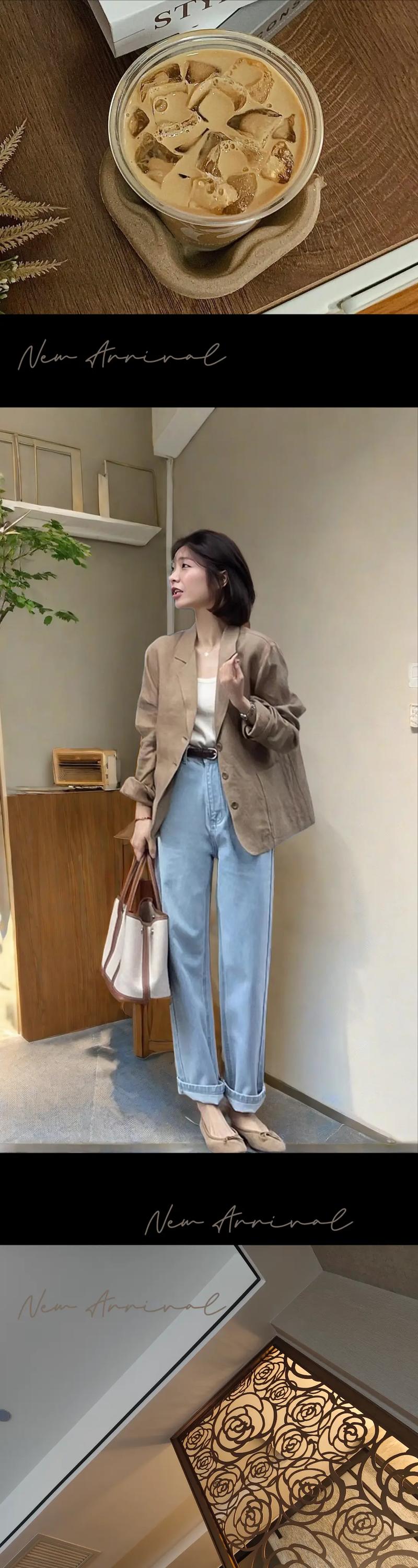 牛仔休闲西装怎么搭配裤子