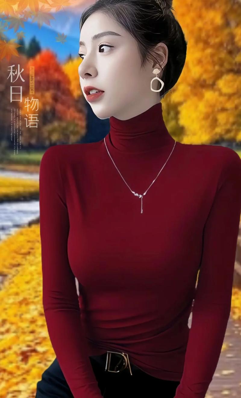 红色外套配什么打底衫