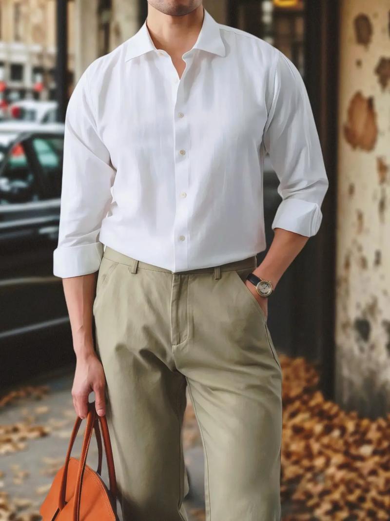 厚衬衫怎么搭配