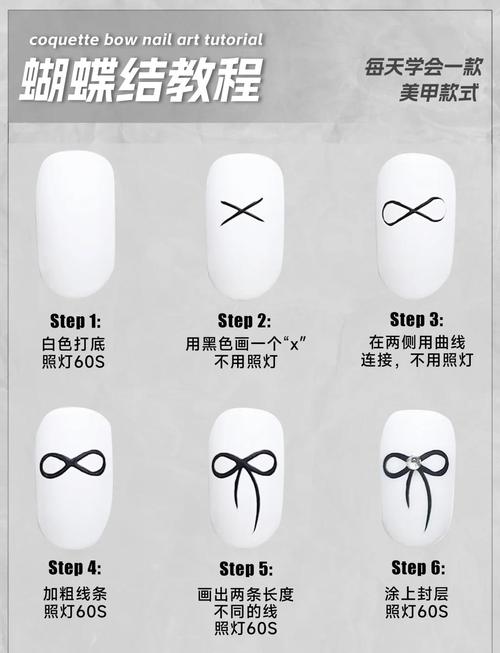 最新的美甲做法