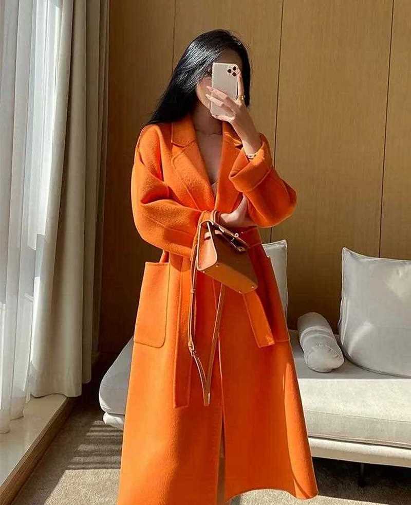 橙色上衣怎么搭配图片