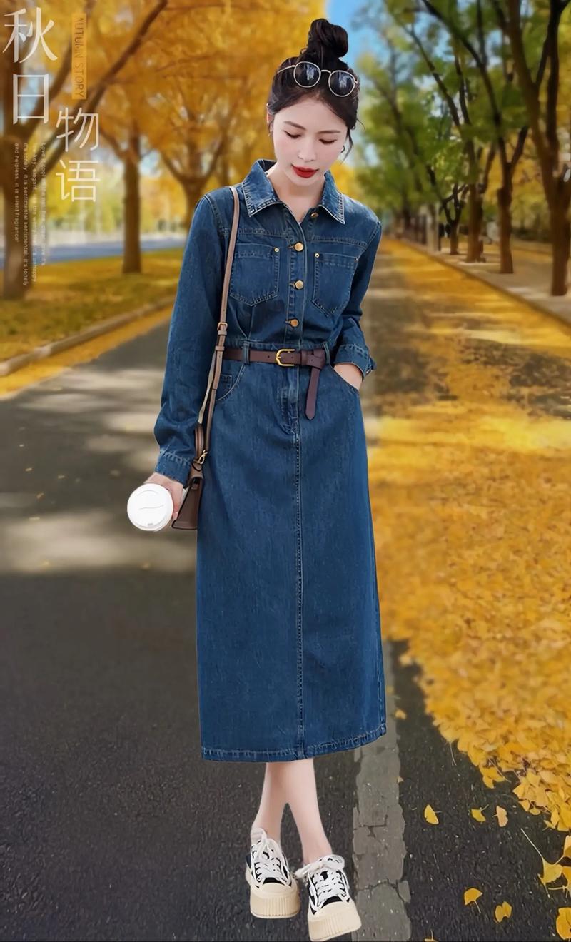 半身牛仔裙怎么搭配鞋