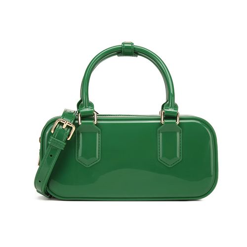 深绿色的包包怎么搭配图片