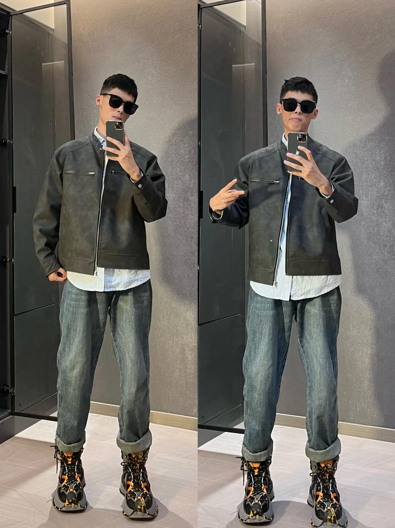 上身夹克怎么搭配衣服