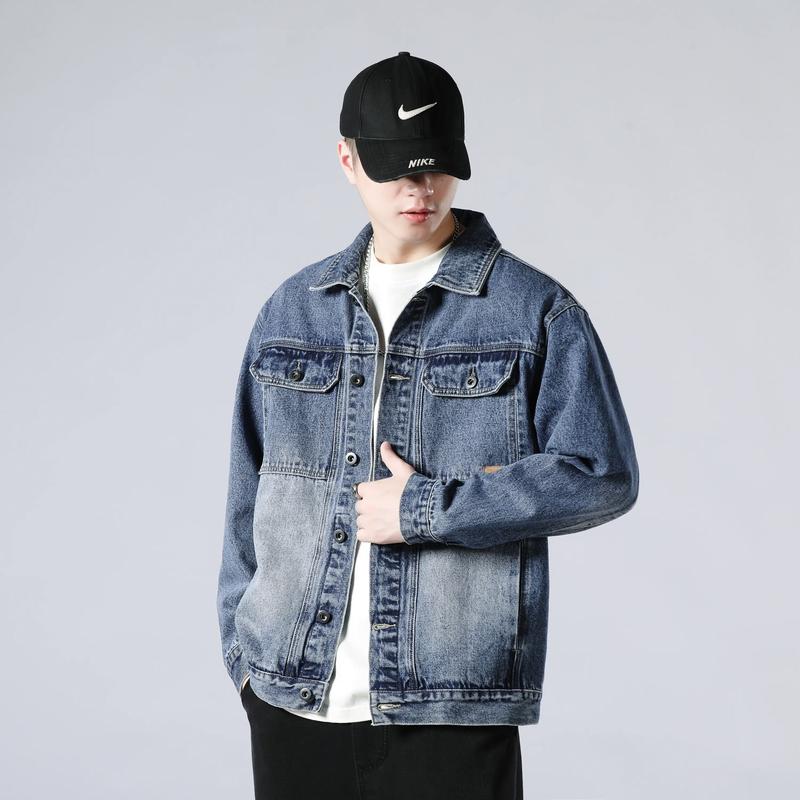 男生短牛仔外套怎么搭配图片