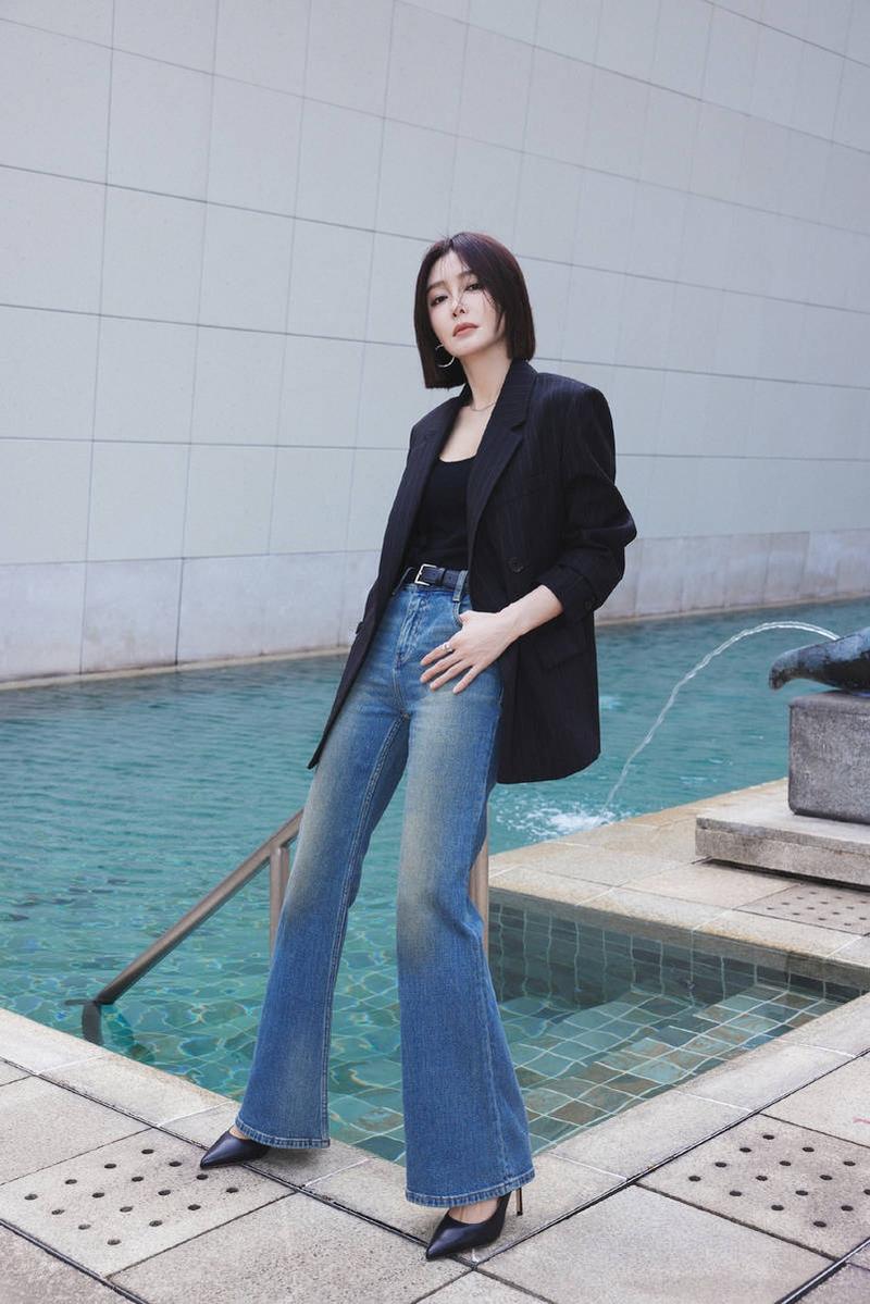 条纹高跟鞋怎么搭配图片欣赏