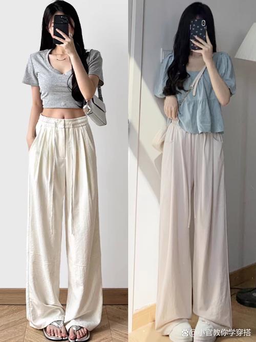 少女阔腿裤怎么搭配