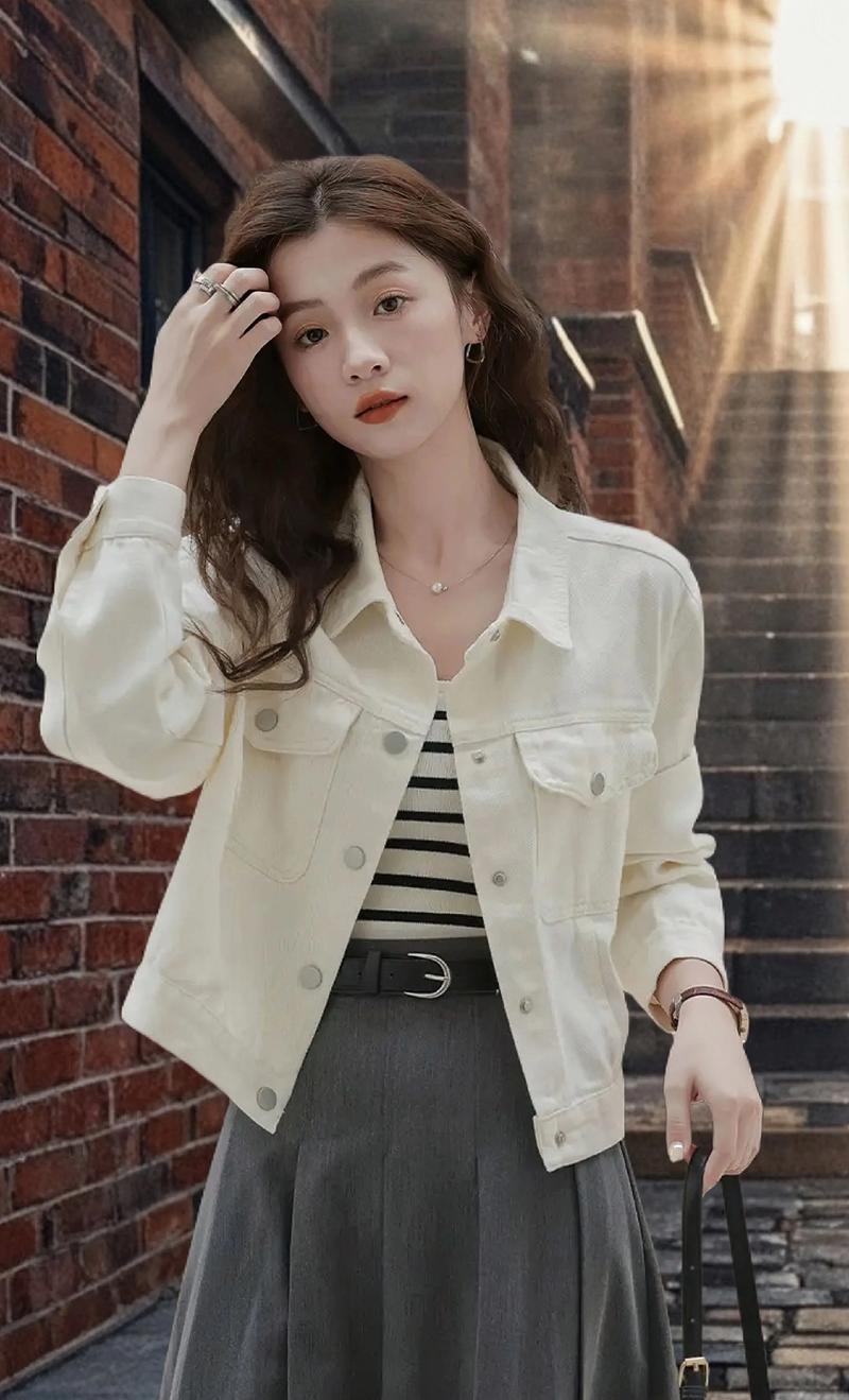 浅色牛仔夹克怎么搭配什么裤子好看吗