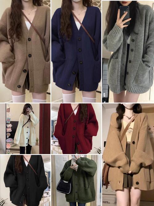 女装厚毛衣外套怎么搭配什么裤子图片