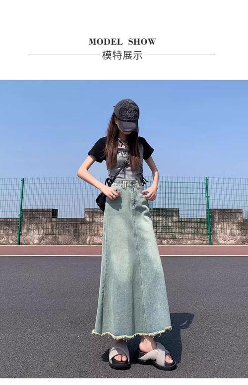 牛仔裤裙怎么搭配鞋子好看图片图库