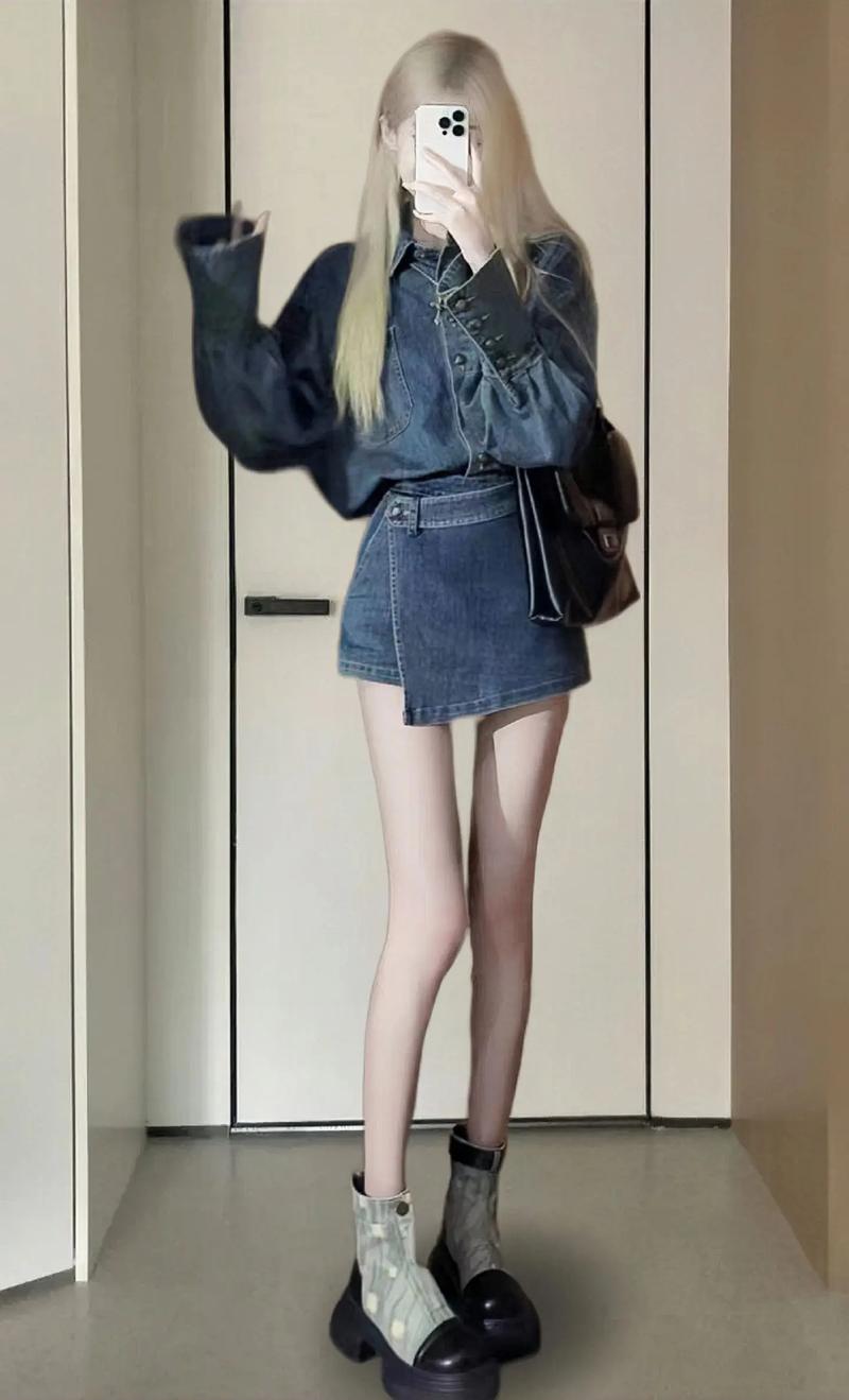 牛仔裤裙怎么搭配鞋子好看吗