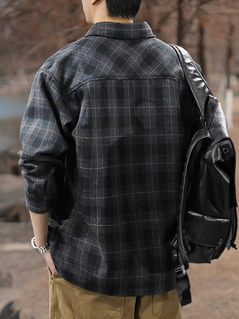 男士袖衣长外套怎么搭配衣服