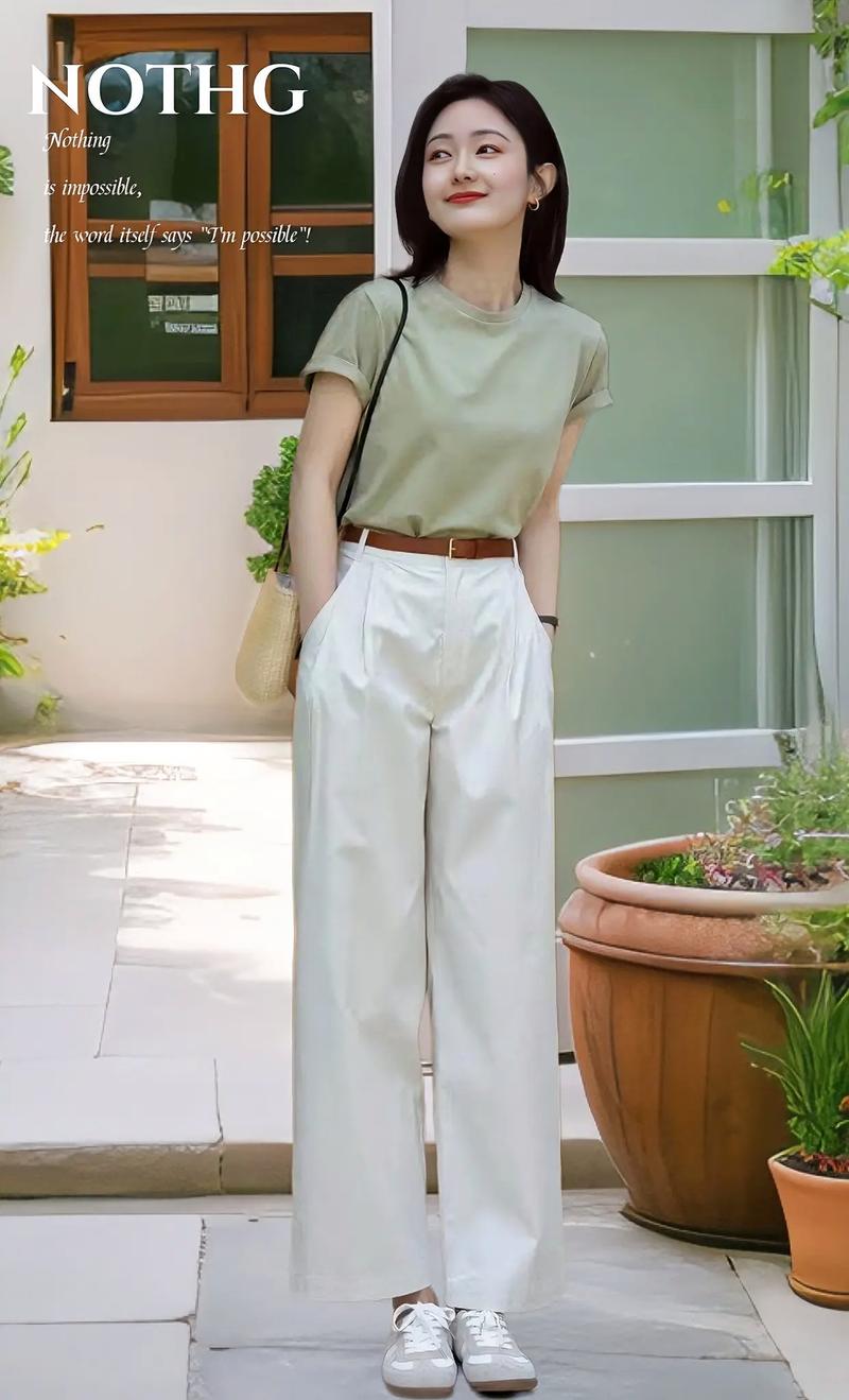 绿tshirt怎么搭配