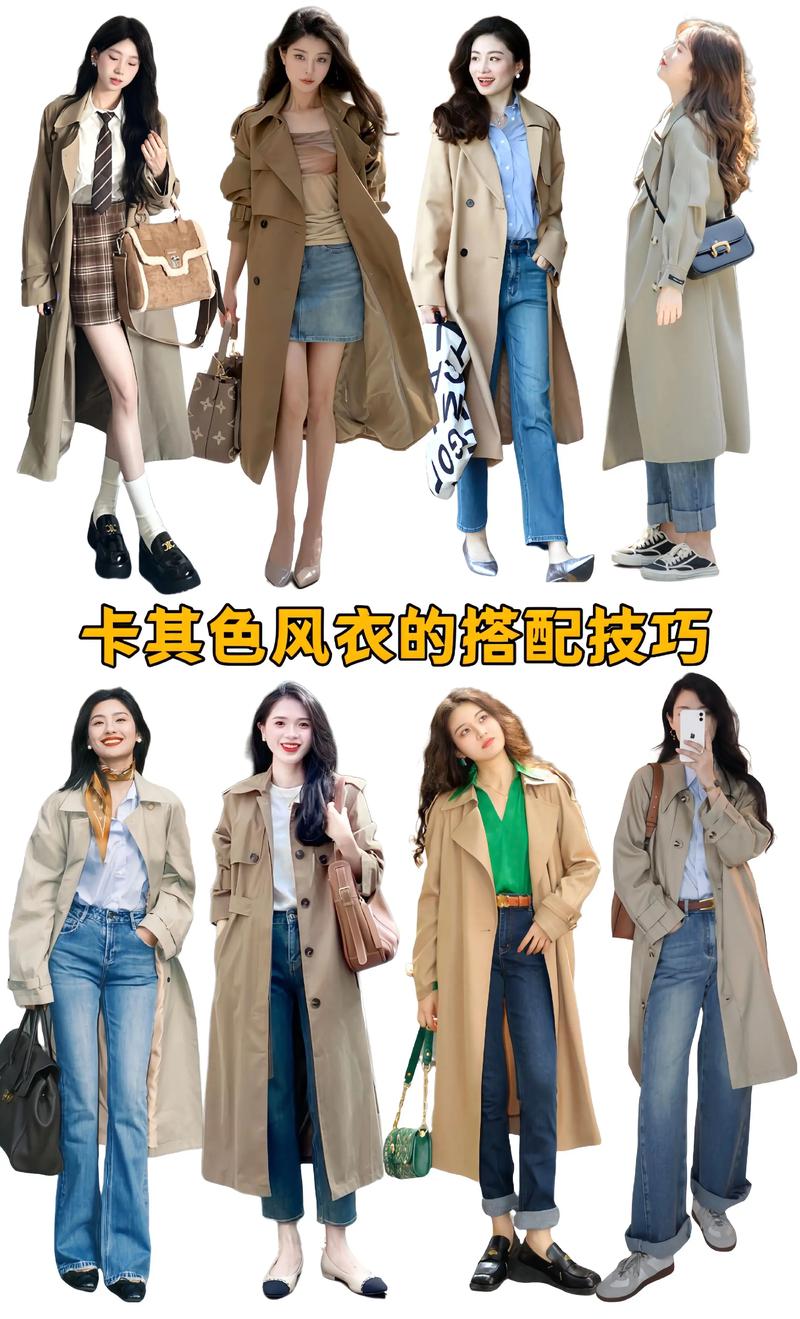 卡其色外衣怎么搭配