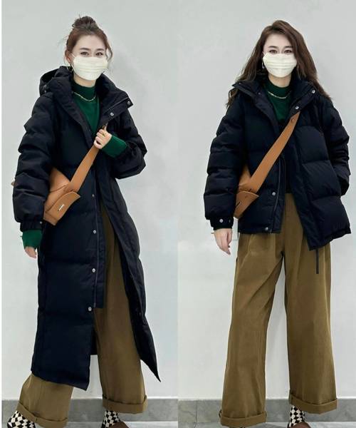 长款羽绒服配什么鞋子