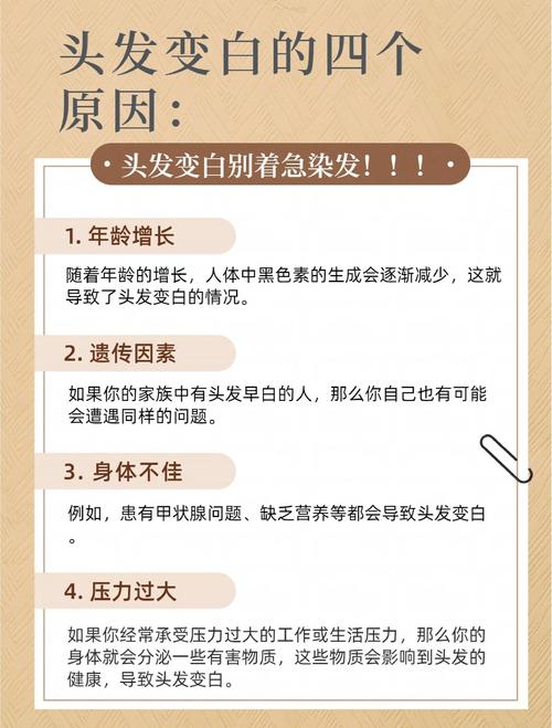 为什么会长白头发呢