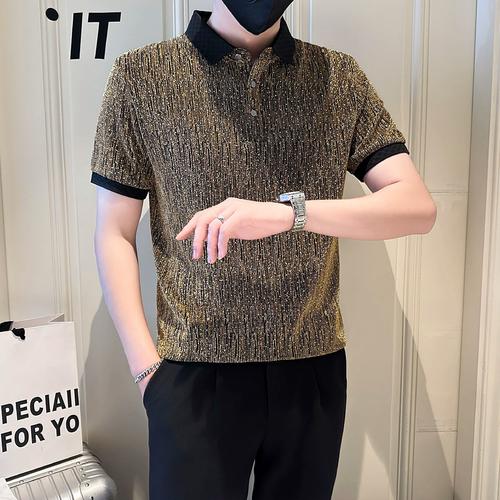 金色t恤怎么搭配图片大全