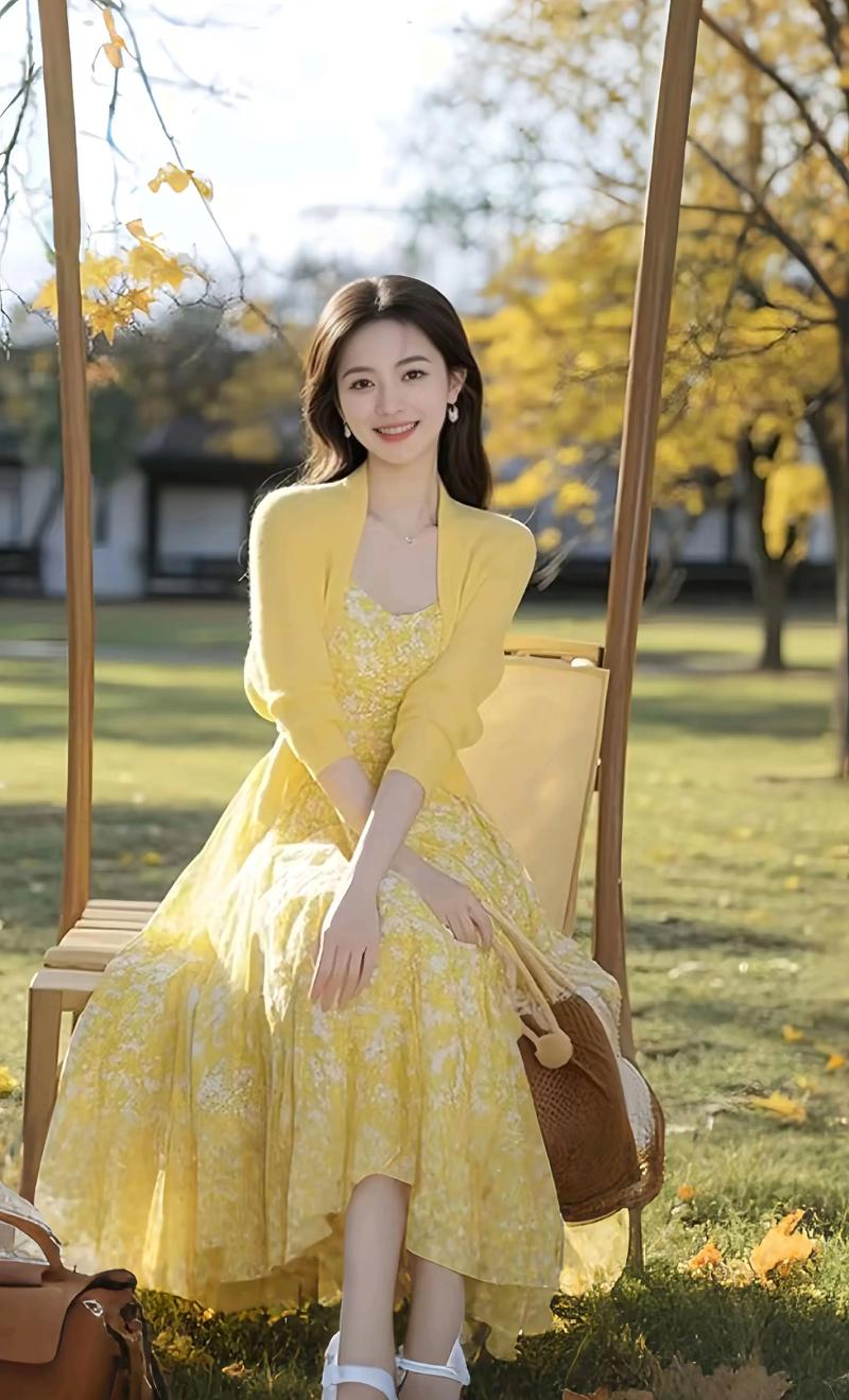 黄裙子怎么搭配