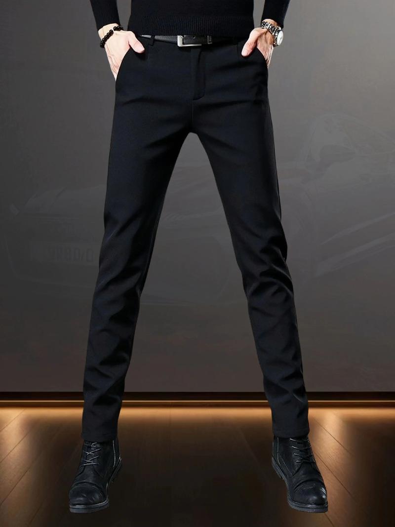 黑色男士休闲裤怎么搭配