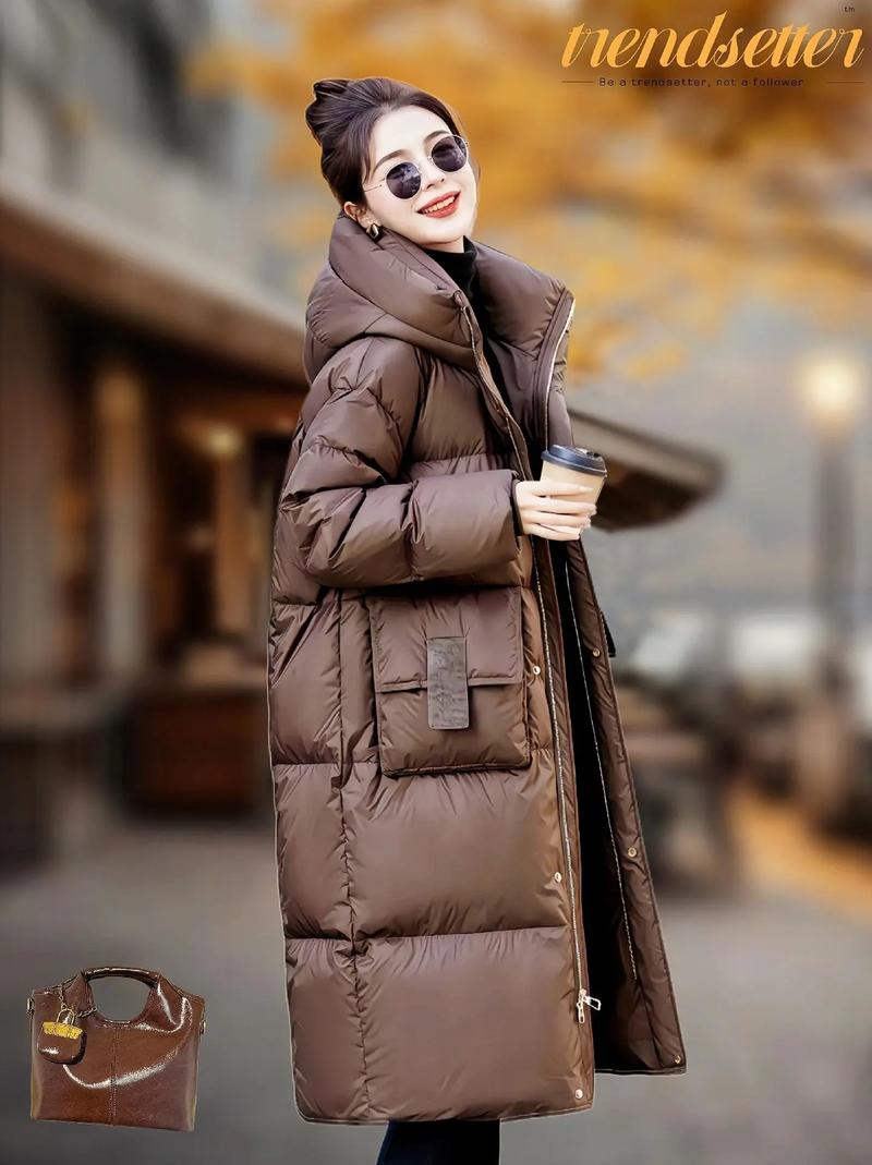 冬季长款棉衣怎么搭配图片